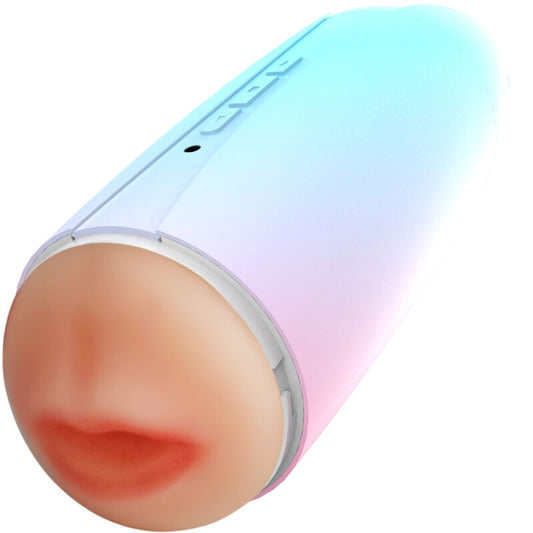 ARMONY - REGENBOOG DUBBELE VAGINA & MOND VIBRATOR MASTURBATOR