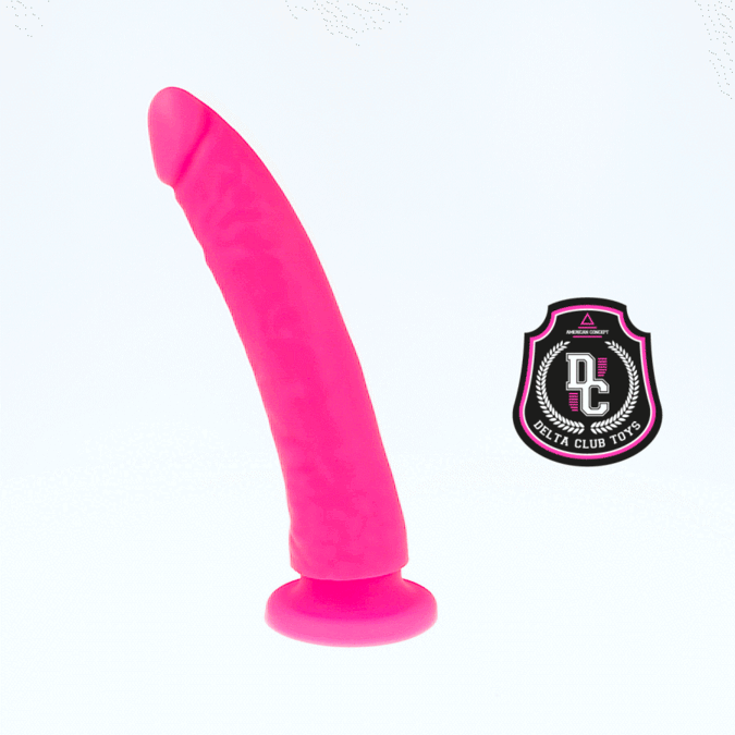 DELTA CLUB - SPEELGOED ROZE DILDO MEDISCHE SILICONE 20 CM -O- 4 CM