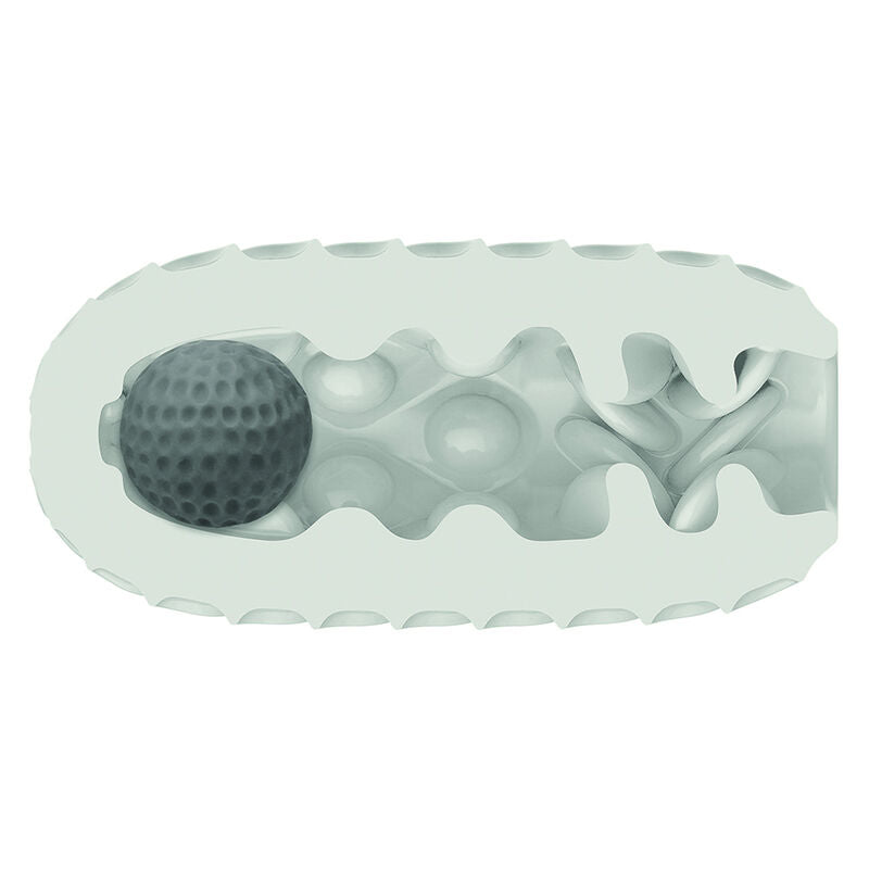 CALEXOTICS - BOUNDLESS REVERSIBLE SQUISHY BALL STROKE GEEL
