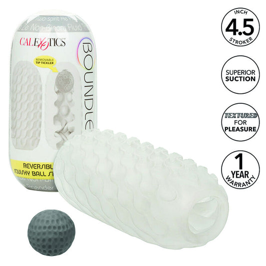 CALEXOTICS - BOUNDLESS REVERSIBLE SQUISHY BALL STROKE GEEL