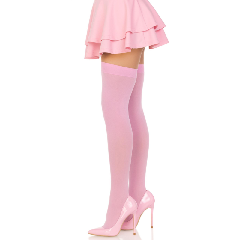 LEG AVENUE - NYLON DIJBEENKOUZEN ROZE