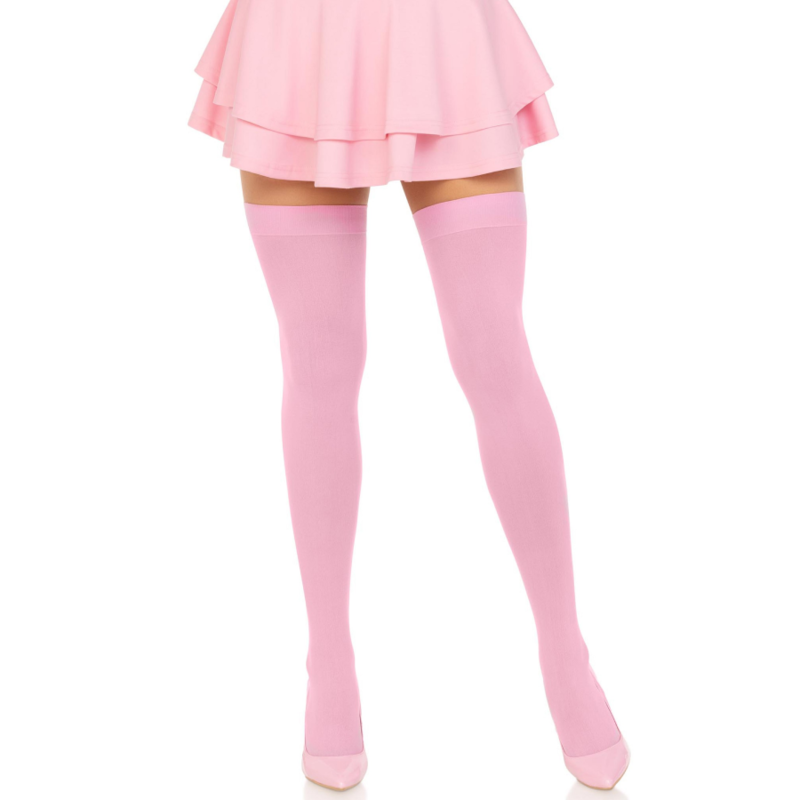 LEG AVENUE - NYLON DIJBEENKOUZEN ROZE