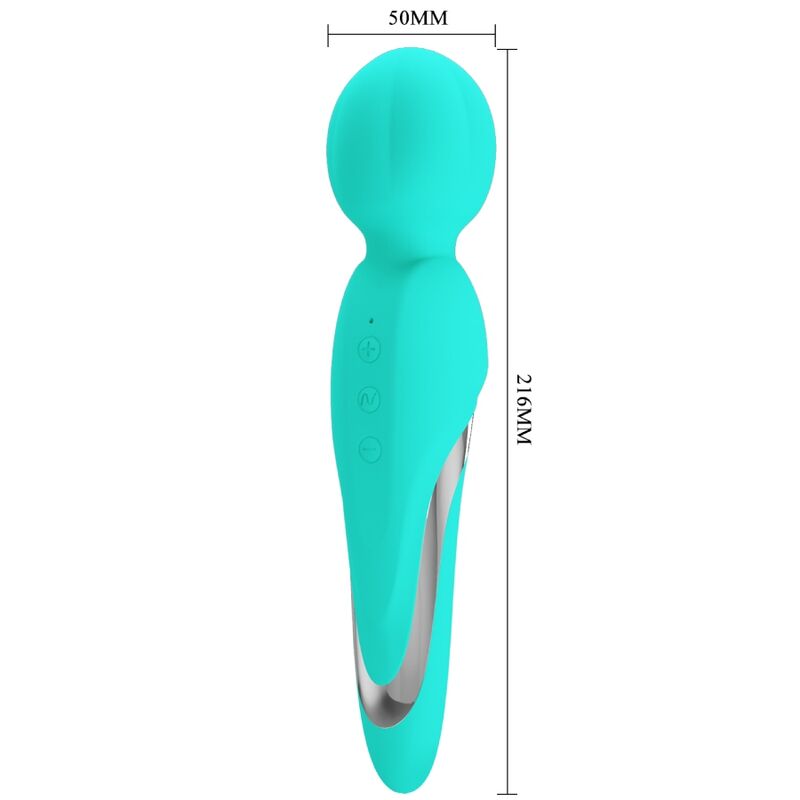 PRETTY LOVE - WALTER VIBRATOR WAND AQUA GROEN