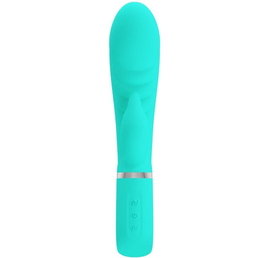 PRETTY LOVE - PRESCOTT MULTIFUNCTIONELE G-PUNT VIBRATOR AQUA GROEN