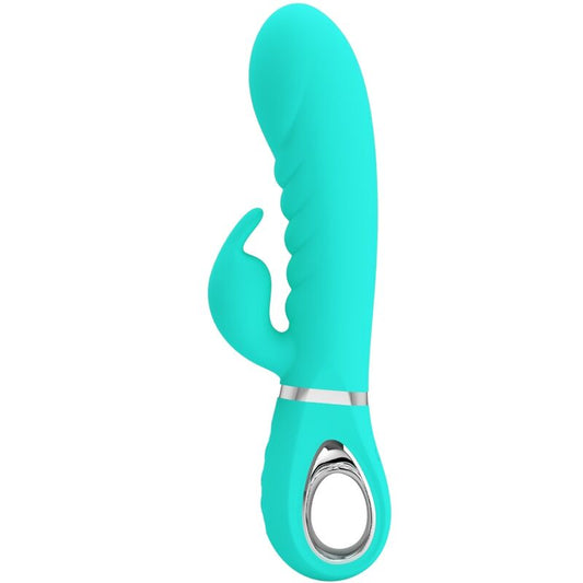 PRETTY LOVE - PRESCOTT MULTIFUNCTIONELE G-PUNT VIBRATOR AQUA GROEN