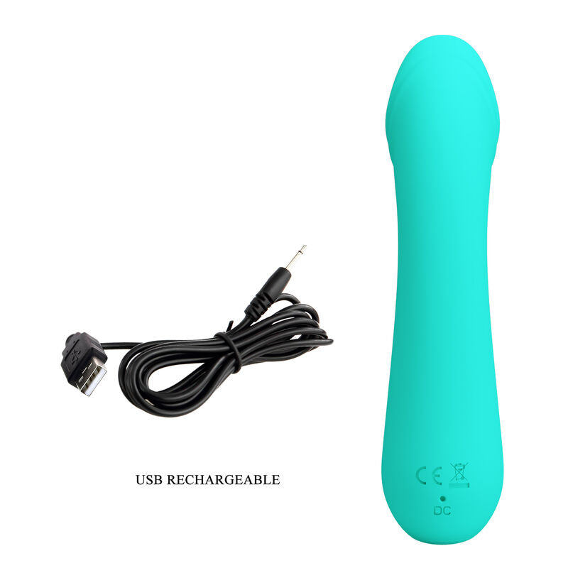 PRETTY LOVE - CETUS OPLAADBARE VIBRATOR AQUA GROEN