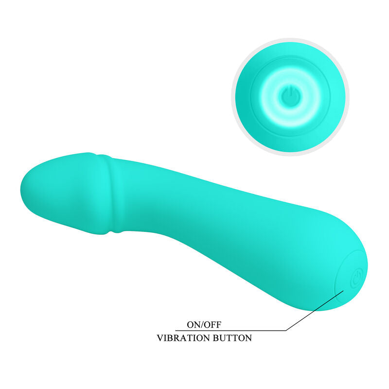 PRETTY LOVE - CETUS OPLAADBARE VIBRATOR AQUA GROEN