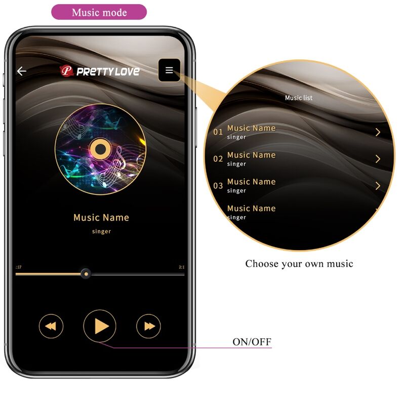 PRETTY LOVE - CATALINA VIBRATOR APP AFSTANDSBEDIENING PAARS