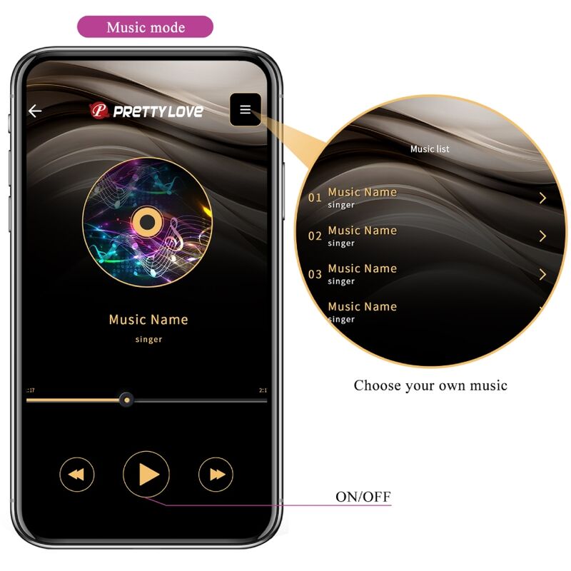 PRETTY LOVE - BILLY VIBRATION AFSTANDSBEDIENING PAARS GRATIS APP
