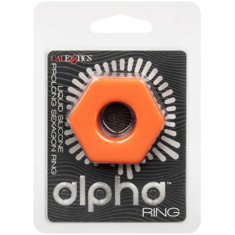 CALEXOTICS - ALPHA PROLONG SEXAGON RING ORANJE