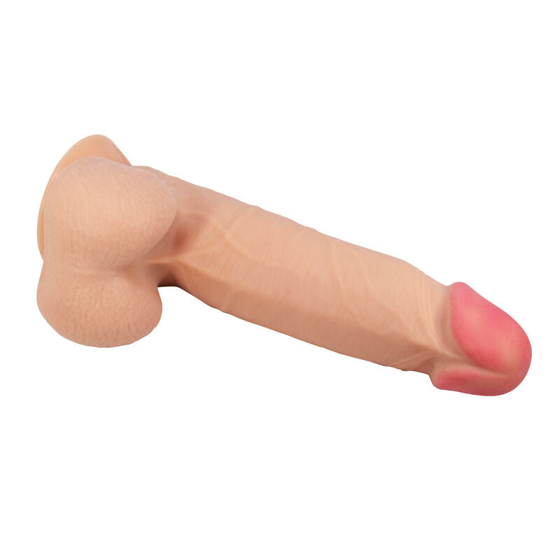 PRETTY LOVE - SLIDING SKIN SERIES REALISTISCHE DILDO MET VERSCHUIVENDE HUID ZUIGNAP 21,8 CM