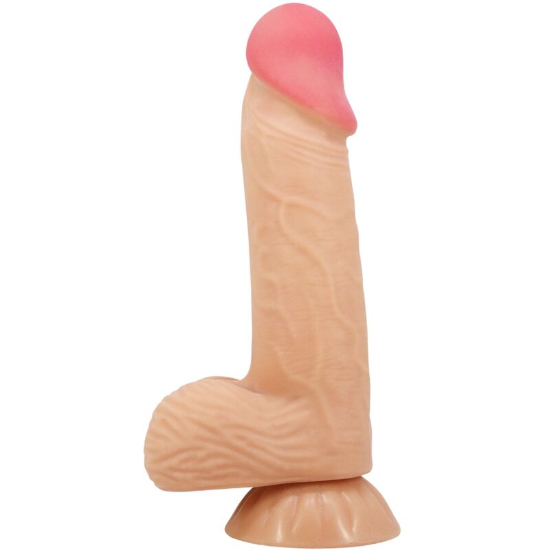 PRETTY LOVE - SLIDING SKIN SERIES REALISTISCHE DILDO MET BEWEEGBARE HUID ZUIGNAP 20.6 CM