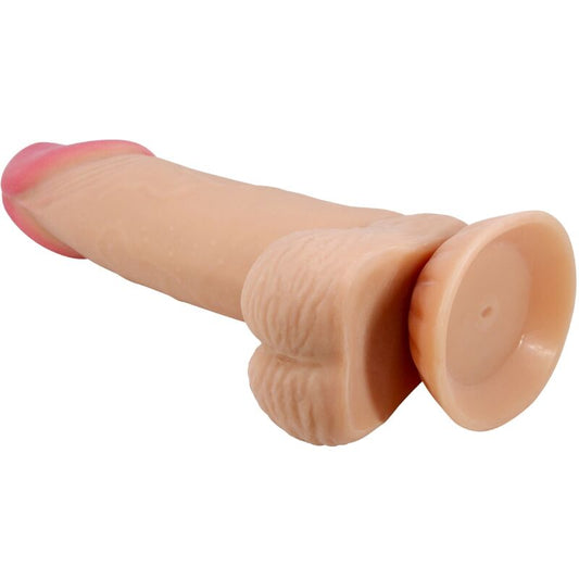 PRETTY LOVE - SLIDING SKIN SERIES REALISTISCHE DILDO MET SCHUIFENDE HUID ZUIGNAP 19,4 CM