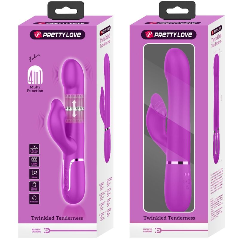 PRETTY LOVE - KONIJN VIBRATOR PARELS PAARS