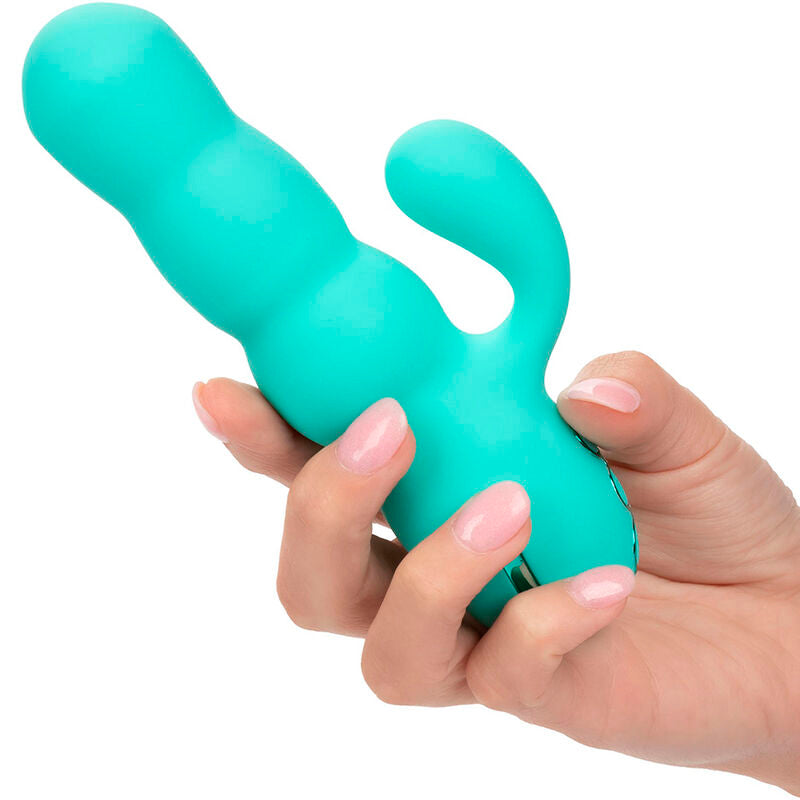 CALEXOTICS - DEL MAR DIVA VIBRATOR RABBIR AQUA GROEN DOOR CALIFORNIA DREAMING