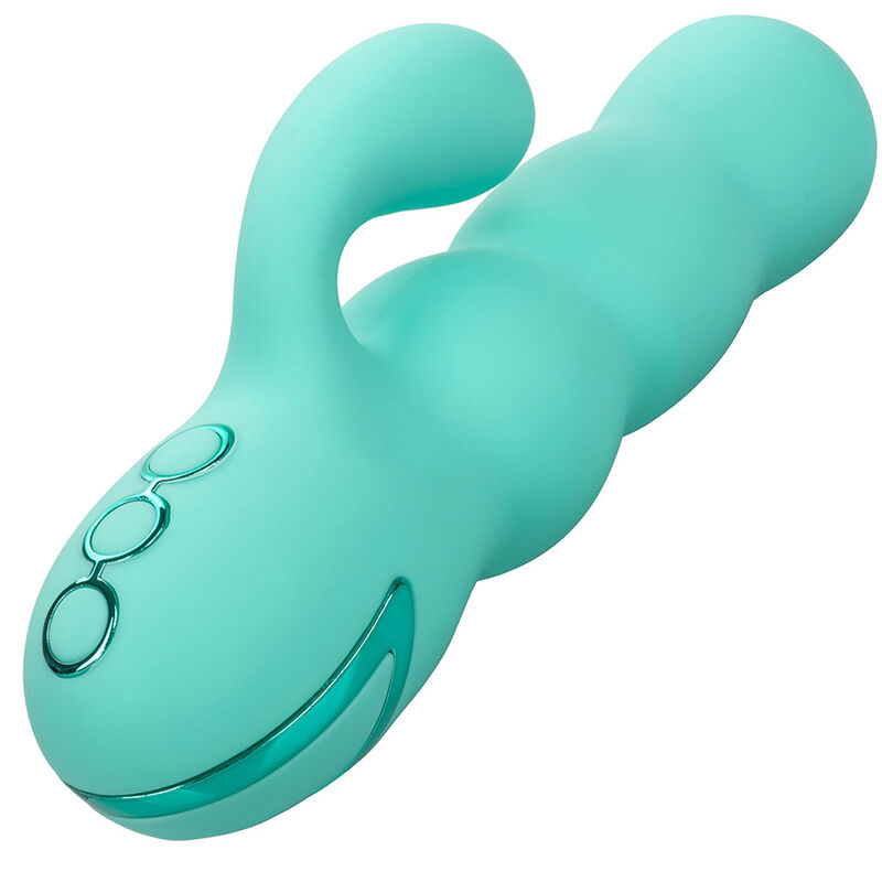 CALEXOTICS - DEL MAR DIVA VIBRATOR RABBIR AQUA GROEN DOOR CALIFORNIA DREAMING