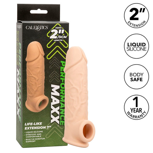 CALEXOTICS - PERFORMANCE MAXX LEVENSLIJKE VERLENGING 7 LICHTE HUID