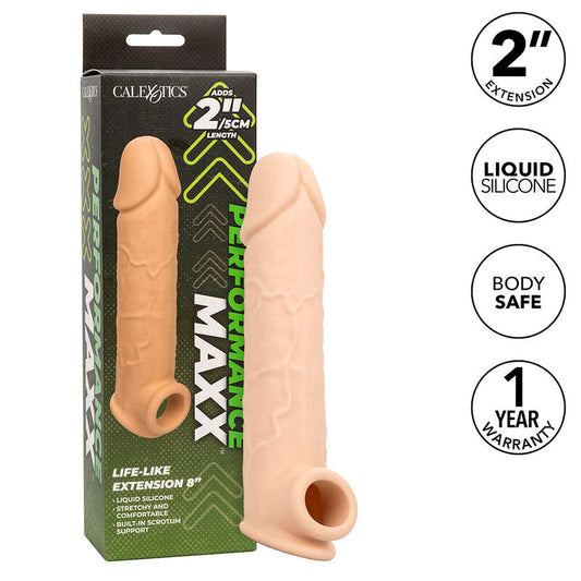 CALEXOTICS - PERFORMANCE MAXX LIFE-LIKE EXTENSIE 8 LICHTE HUID