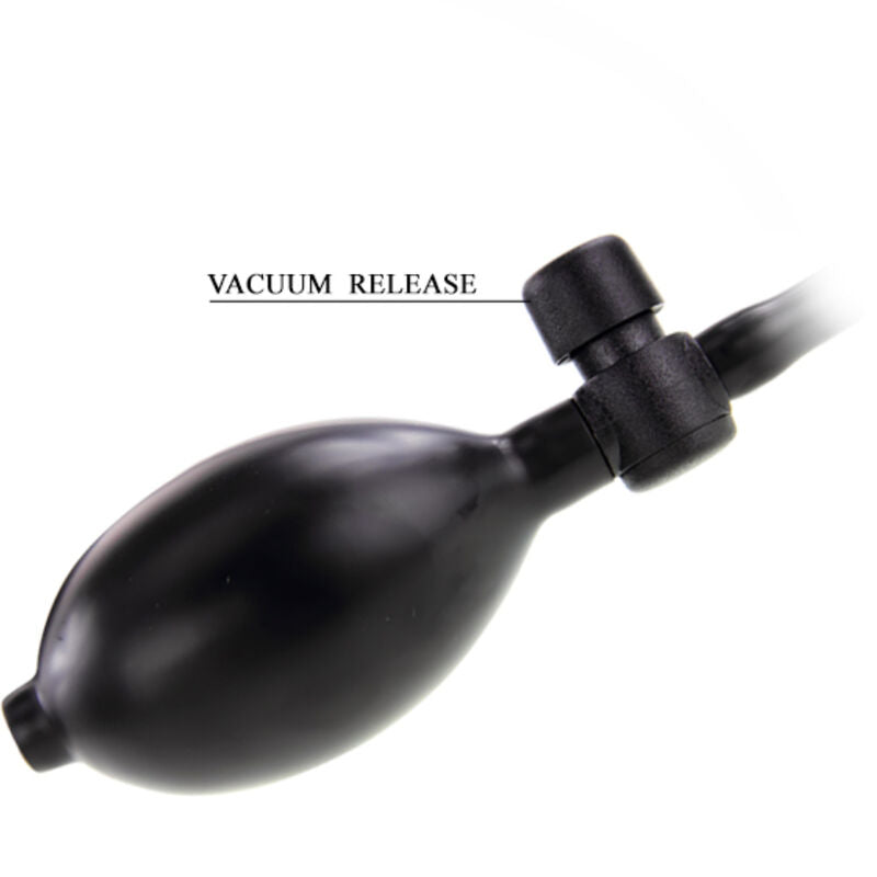 BAILE - REALISTISCHE OPBLAASBARE DILDO MET ZUIGNAP 15 CM
