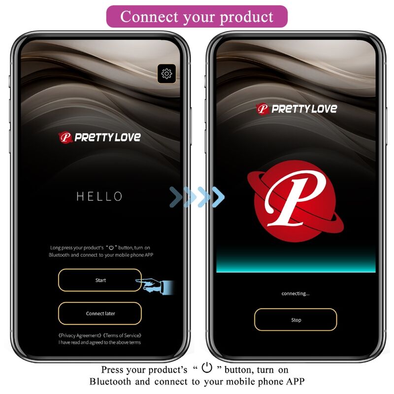 PRETTY LOVE - NYMPH VIBREREND EI APP GECONTROLEERD PAARS