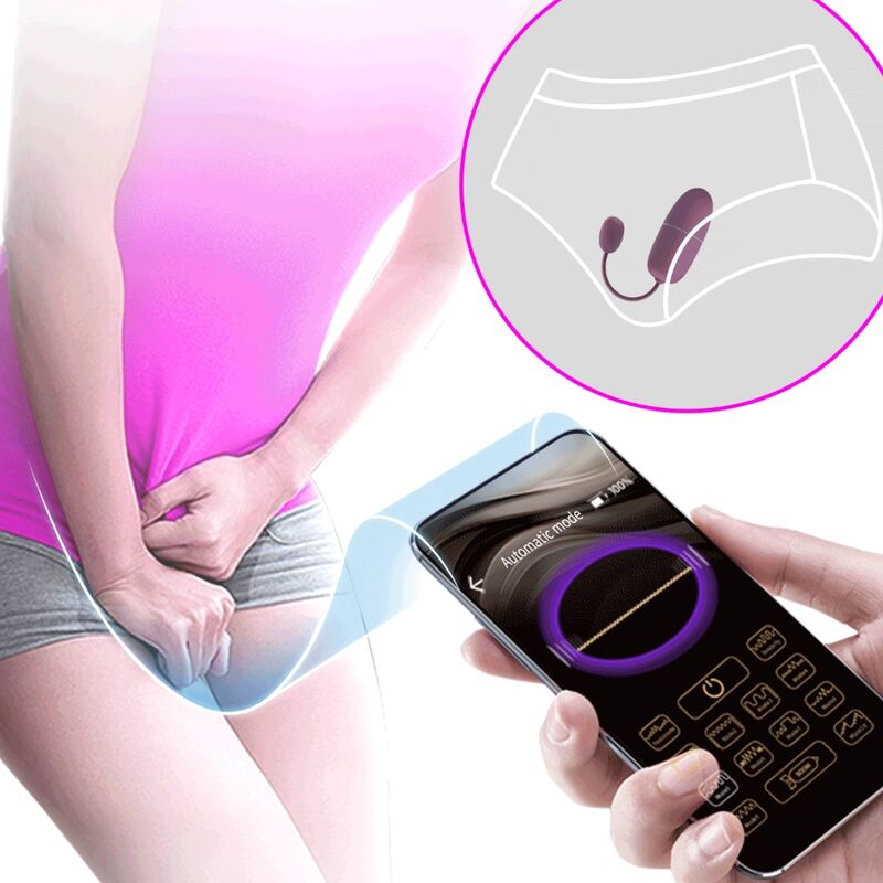 PRETTY LOVE - NYMPH VIBREREND EI APP GECONTROLEERD PAARS