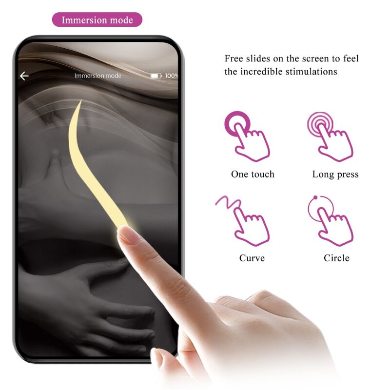PRETTY LOVE - NYMPH VIBREREND EI APP GECONTROLEERD PAARS