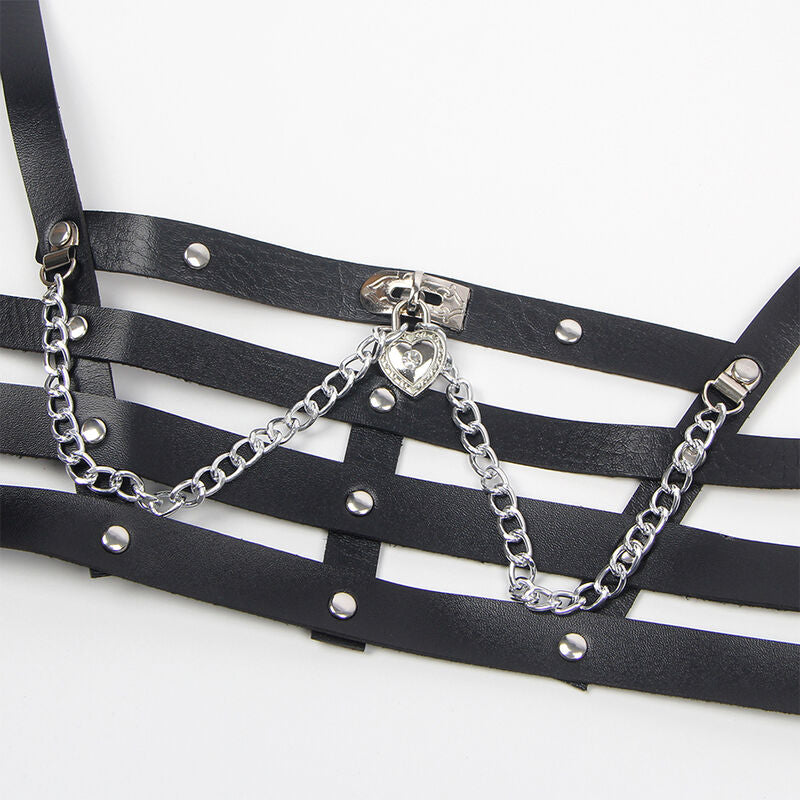 SUBBLIME - CORSET TUIGJE MET KETTINGDETAIL EEN MAAT