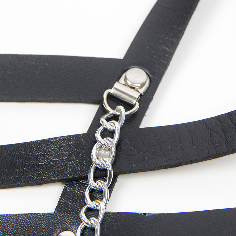SUBBLIME - CORSET TUIGJE MET KETTINGDETAIL EEN MAAT