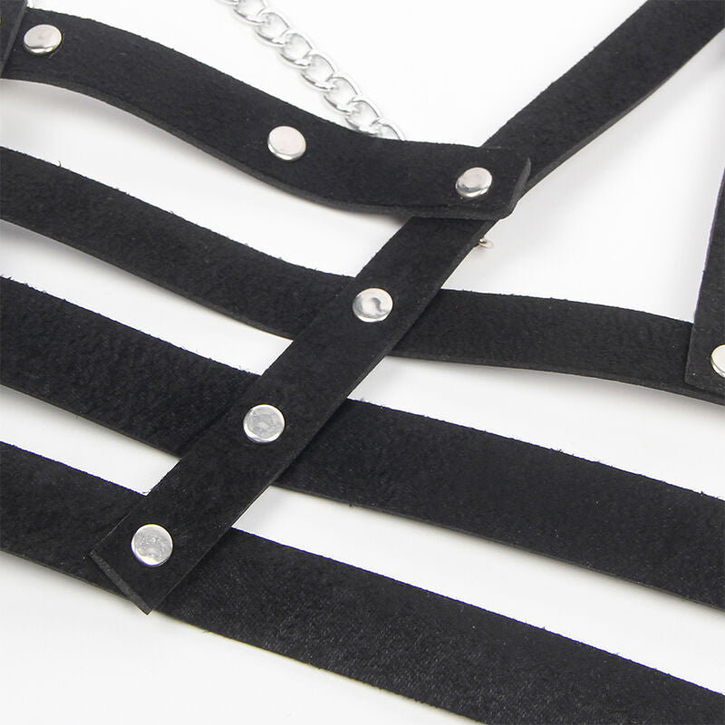 SUBBLIME - CORSET TUIGJE MET KETTINGDETAIL EEN MAAT