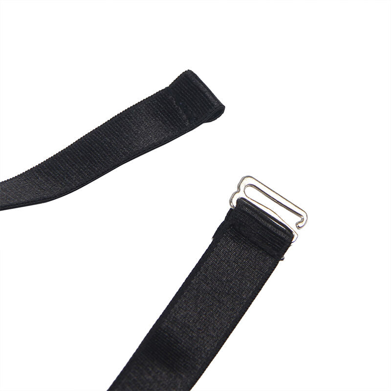 SUBLLIME - TRANSPARANTE HALTER JURK ZWART L/XL