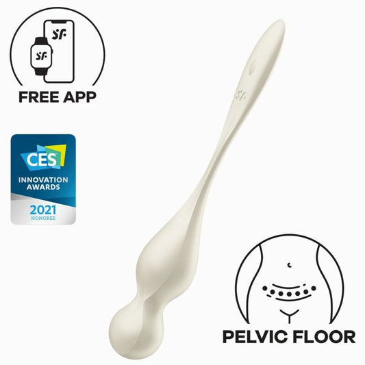 SATISFYER - LOVE BIRDS TRILLENDE KEGELBALLEN WIT