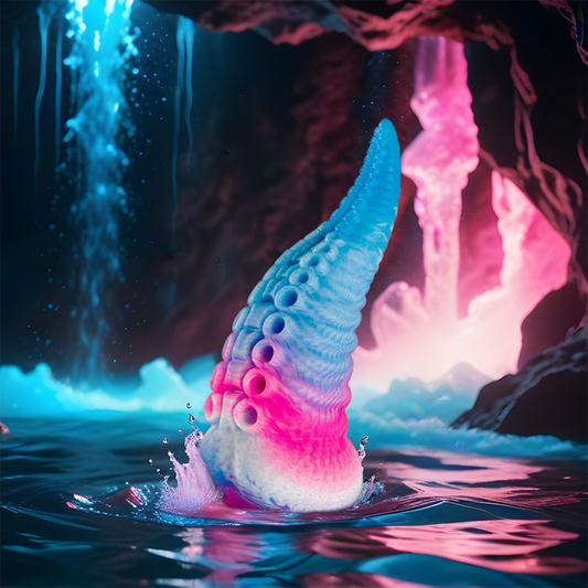 EPIC - PHORCYS BLAUWE TENTAKELDILDO GROOT FORMAAT