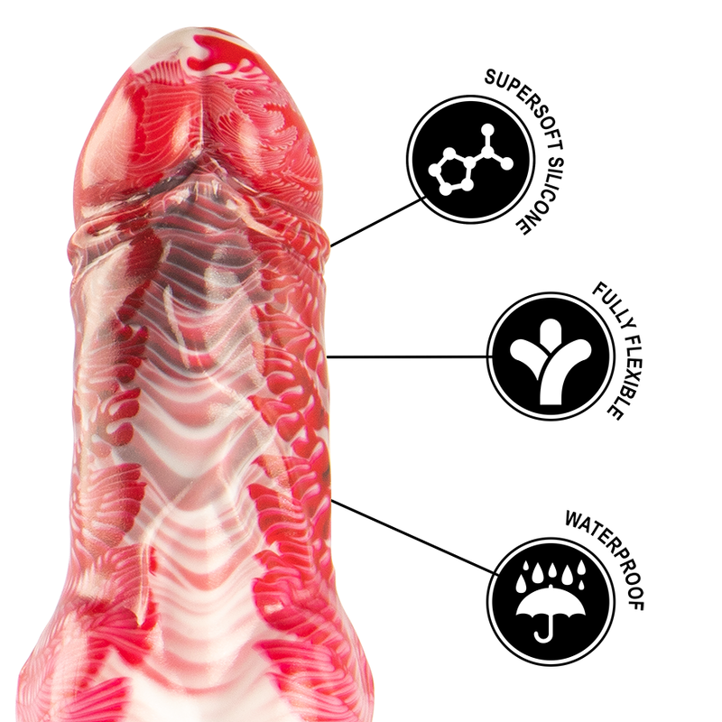 EPIC - HELIOS DILDO MET TEELBALLEN WARMTE EN ECSTASE