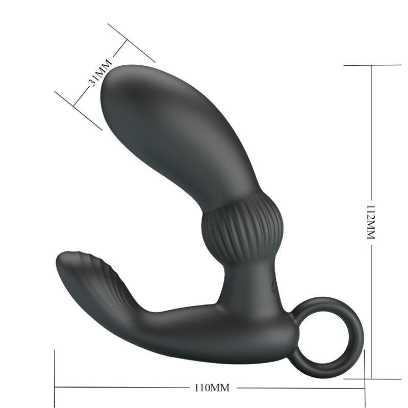 PRETTY LOVE - CAYLA ANALE VIBRATOR MASSAGER ZWART