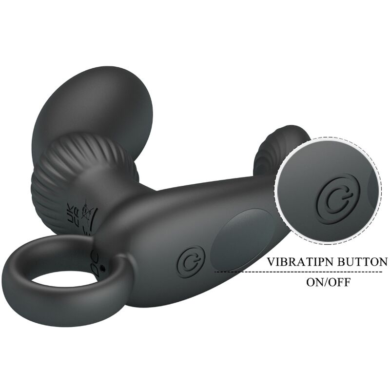 PRETTY LOVE - CAYLA ANALE VIBRATOR MASSAGER ZWART
