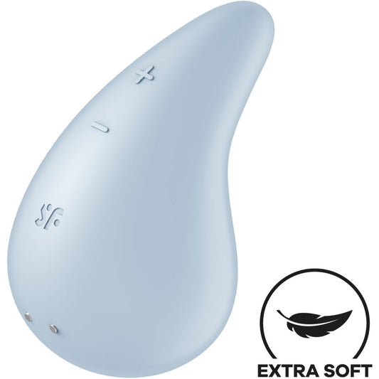 SATISFYER - DEW DROP LAY-ON VIBRATOR BLAUW