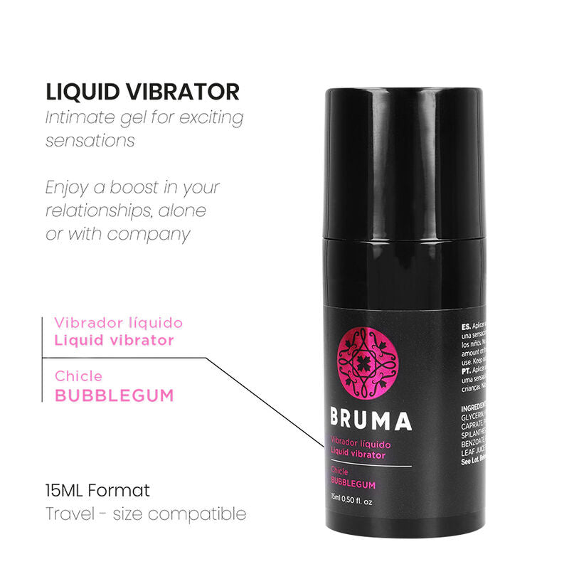 BRUMA - LIQUID VIBRATOR ULTRA GLIJDEND BUBBELGUM 15 ML
