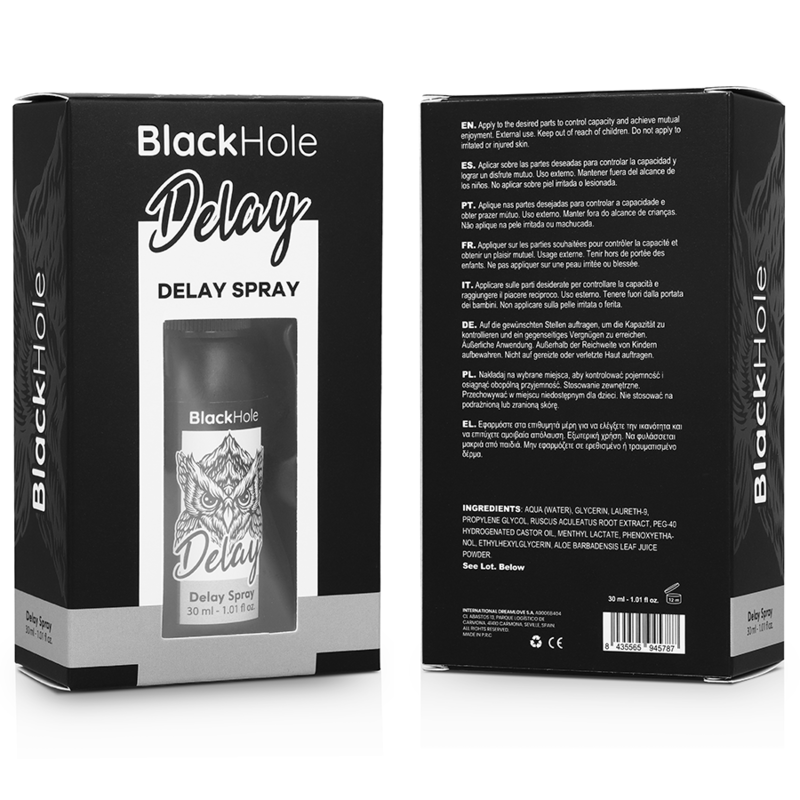 BLACK HOLE - DELAY SPRAY STUDIE FORTE 30 ML