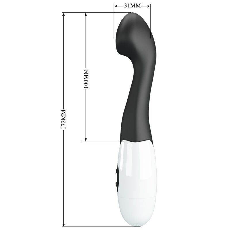 PRETTY LOVE - CHARLES G-SPOT VIBRATOR 30 STANDEN ZWART