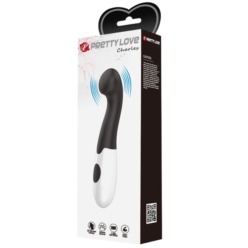 PRETTY LOVE - CHARLES G-SPOT VIBRATOR 30 STANDEN ZWART