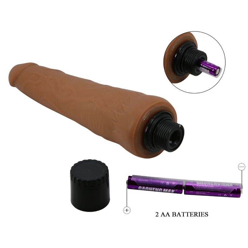 PRETTY LOVE - ALFREDO REALISTISCHE VIBRATOR 21,5 CM -O- 4 CM