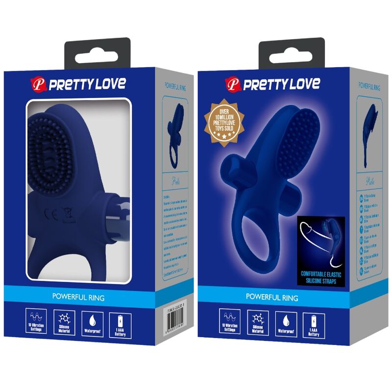 PRETTY LOVE - PALLUSRING MET TRILLING BLAUW