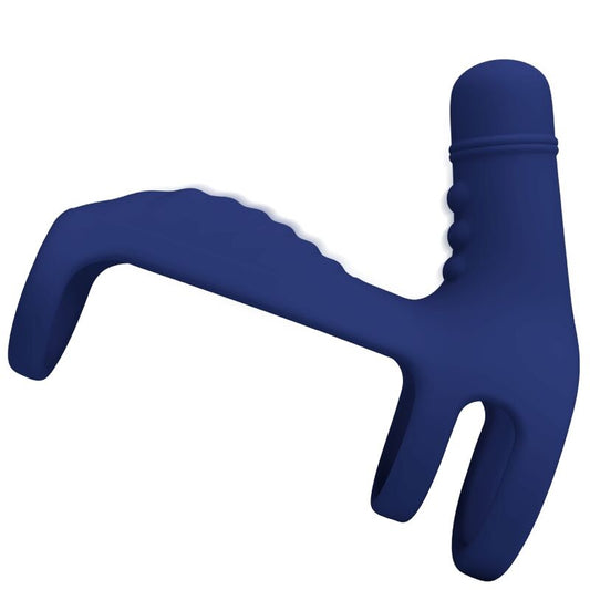 PRETTY LOVE - ELISH VIBRERENDE RING MET VERLENGSTUK BLAUW