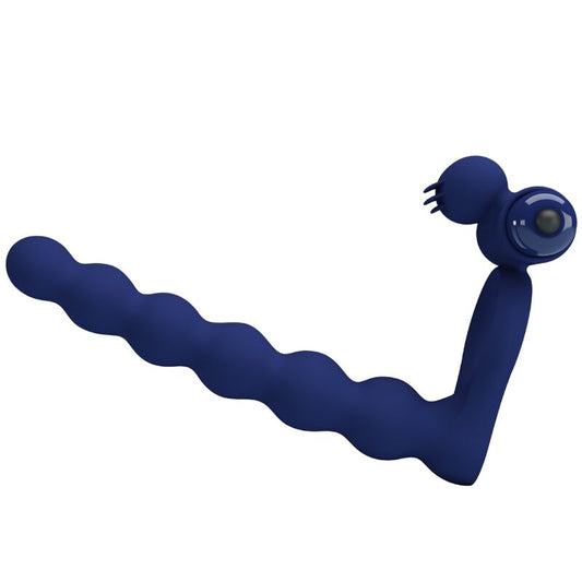 PRETTY LOVE - AJMAL VIBRERENDE RING MET PLUG BLAUW