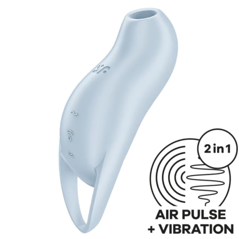 SATISFYER - POCKET PRO 1 CLITORISSTIMULATOR LICHTBLAUW