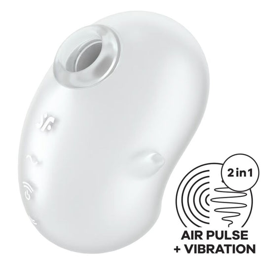 SATISFYER - CUTIE GHOST Oplegvibrator WIT