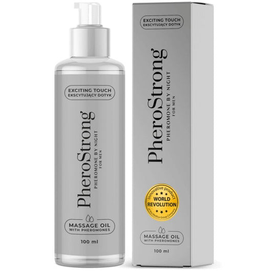 PHEROSTRONG - MASSAGEOLIE VOOR DE NACHT VOOR MANNEN 100 ML