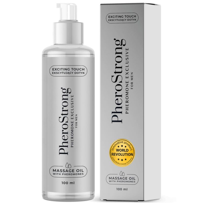 PHEROSTRONG - MASSAGEOLIE EXCLUSIEF VOOR MANNEN 100 ML