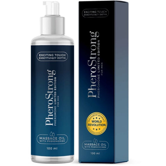 PHEROSTRONG - MASSAGEOLIE LIMITED EDITION VOOR MANNEN 100 ML