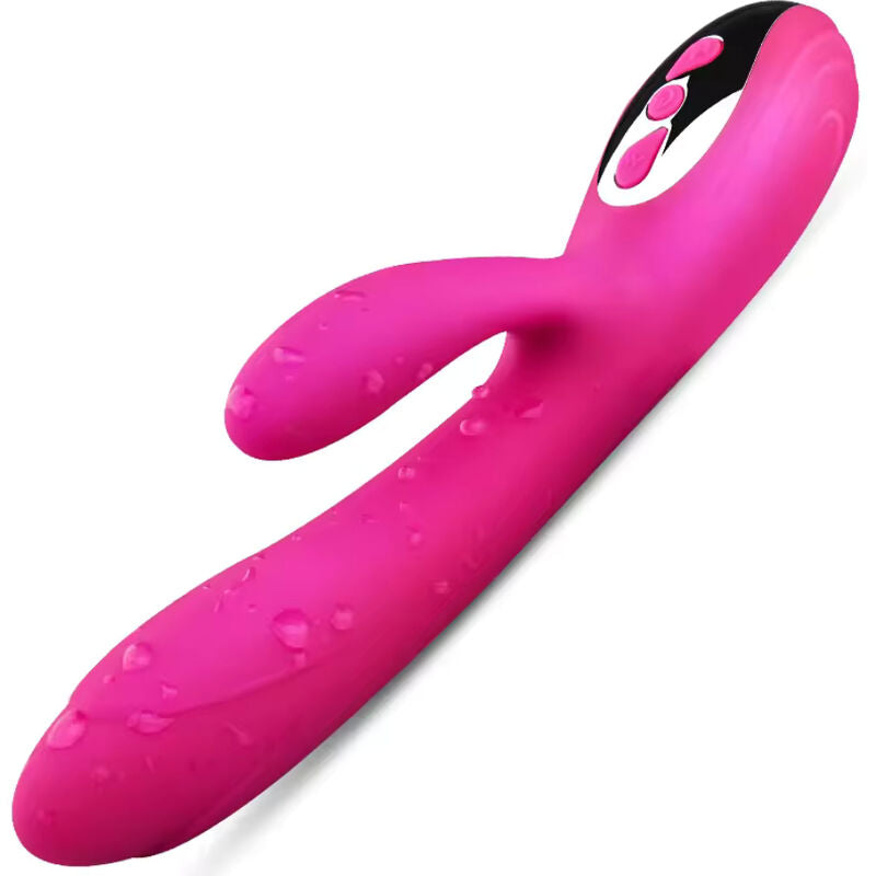 ARMONY - FLEXIBELE VIBRATOR & STIMULATOR MET FUCHIA WARMTE-EFFECT